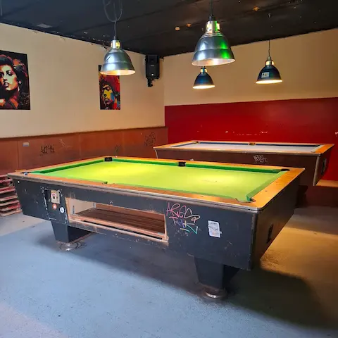 Weiterer Billardtisch im Sowiso Ocean Bar Aachen